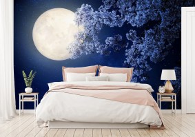 BLUE MOON | Carta da parati per camere da letto